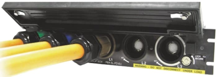 ITT, Veam Powerlock IP2X, IP67 Panel Mount 1P Heavy Duty Power Connector, Rated At 660A, 1 kV ac, 1.5 kV dc
