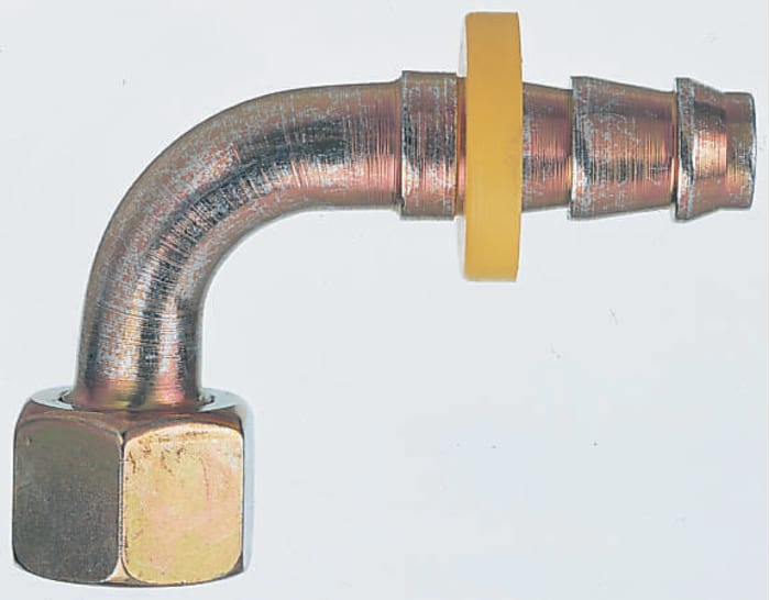 Parker 82 Series Elbow Threaded Adaptor, G 1/2 Female to Push In 12 mm, Threaded-to-Tube Connection Style