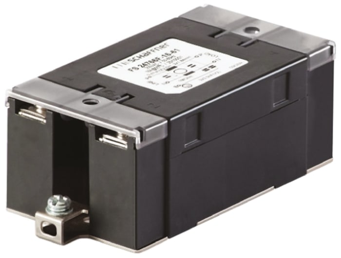 Filtre RFI Schaffner, 10A max, 250 V c.a. max, Montage panneau, série FN2450