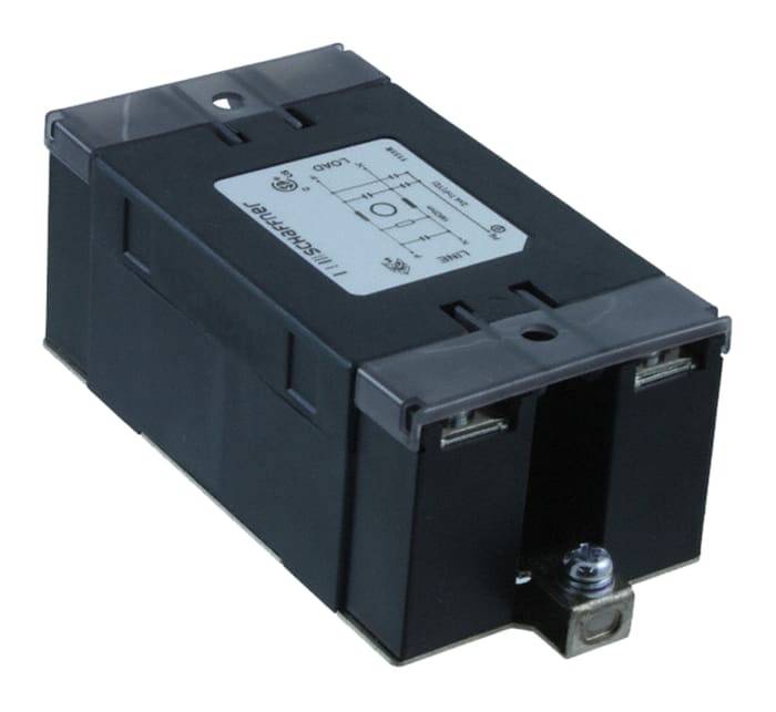 Schaffner, FN2450 6A 250 V ac 400Hz, Chassis Mount EMI Filter, Screw, Single Phase