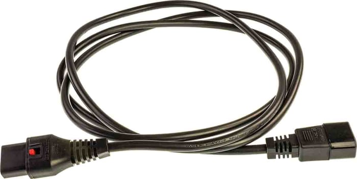 Konektor IEC C14, Samice, orientace těla: přímý, Kabelová montáž, zatlačovací zámek, 10A, 250 V