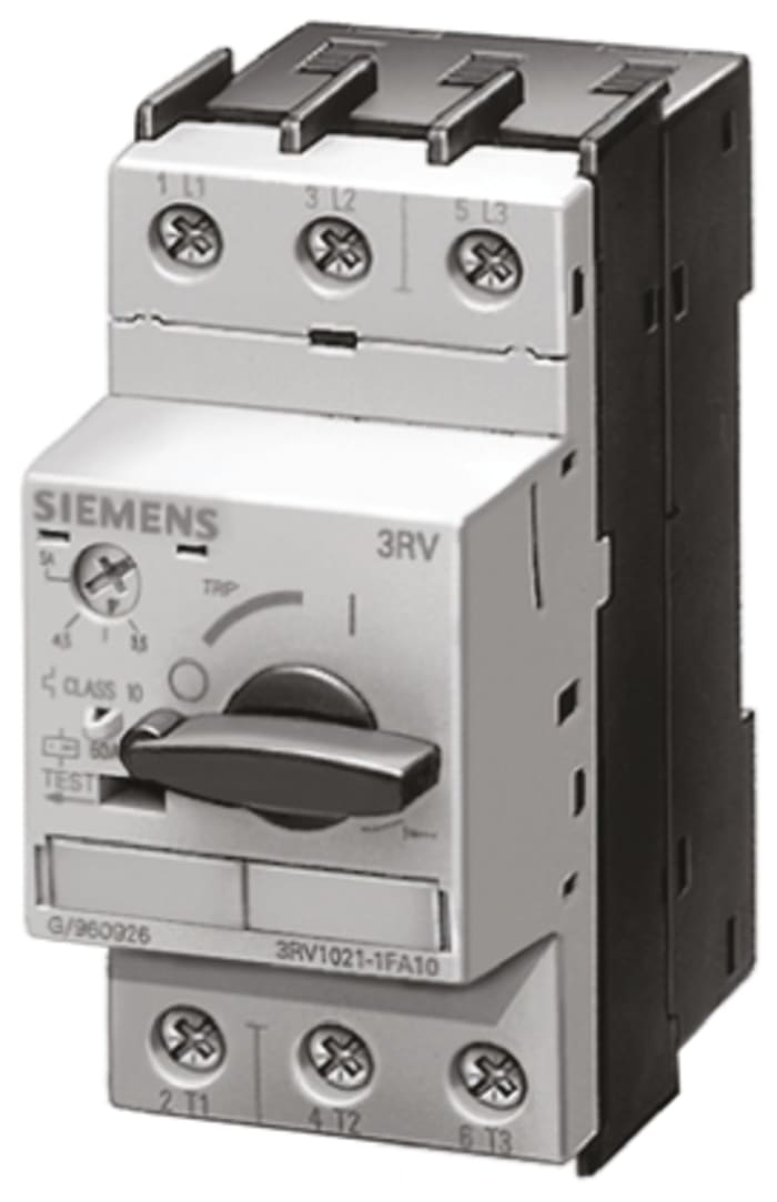 Guardamotor Siemens 22 A 3P, 50 kA, 690 V ac/dc, Sirius Innovation