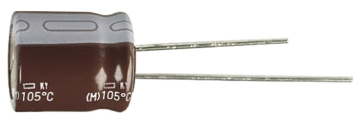 CHEMI-CON 100μF Aluminium Electrolytic Capacitor 25V dc, Radial, Through Hole - EKY-250ELL101MF11D