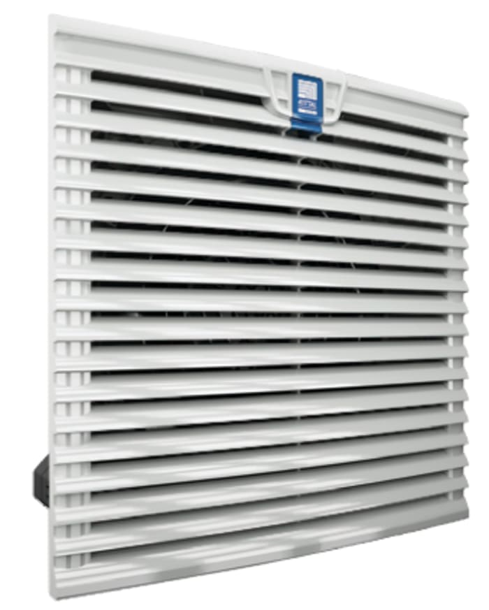 Ventilador con filtro Rittal de 148.5 x 148.5mm, alim. 230 V ac, 17 W, 19 W, caudal filtrado 43-56m³/h, 46dB, IP54