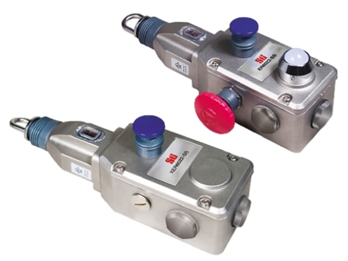 Omron ER Rope Pull Switch, 100m, 2NO/2NC, Straight