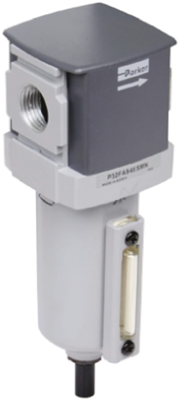 Parker P33 series 5μm G 3/4 17 bar Pneumatic Filter 102SCFM max with Manual drain