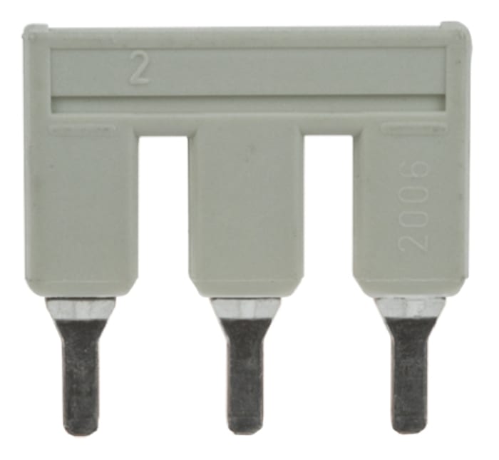 WAGO TOPJOB S, 2006 Series Jumper Bar for Use with 2006 Series Terminal Blocks, 41A