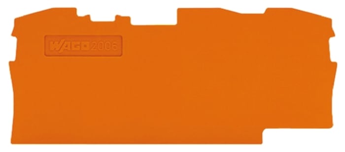 WAGO 2006 Series End & Intermediate Plate for Use with Terminal Block