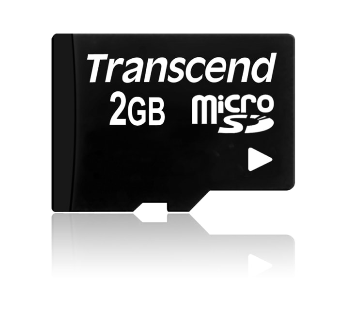 Transcend 2 GB MicroSD Micro SD Card