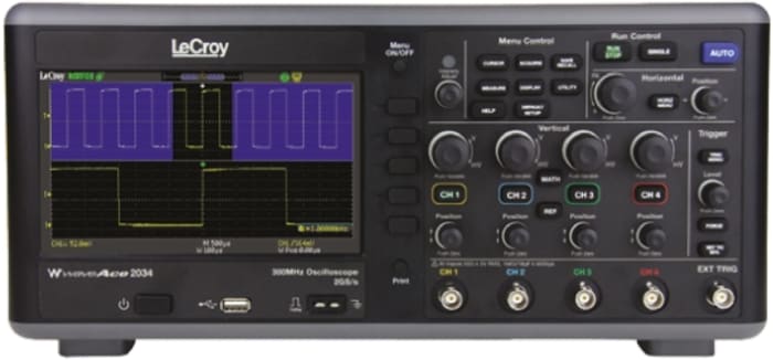 Teledyne LeCroy WaveAce 1001 WaveAce 1000 Series Bench Digital Oscilloscope, 2 Analogue Channels, 40MHz - RS Calibrated