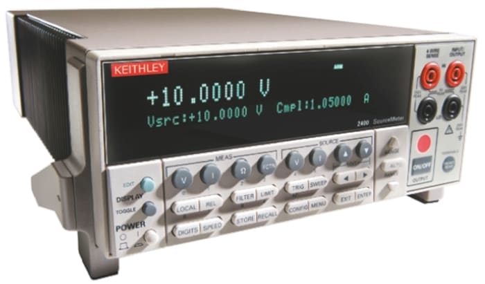 Keithley 2400 Series Source Meter, ±200 mV → ±100 V, 1-Channel, ±10 μA → ±3 A, 1000 W Output