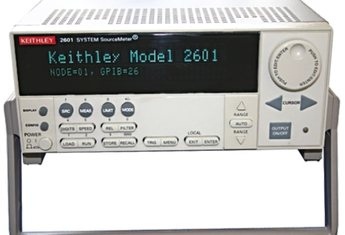 Keithley 2600 Series Source Meter, ±100 mV → ±40 V, 2-Channel, ±100 fA → ± 3A, 80 W Output