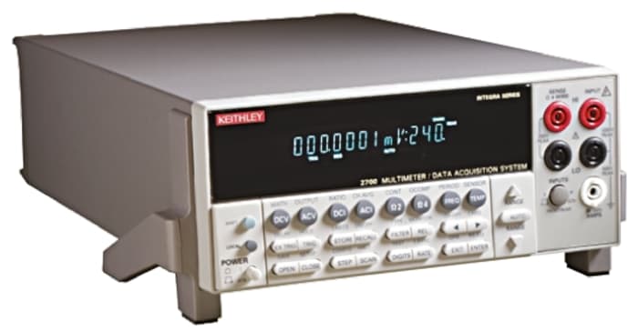 Keithley 2700/E Bench Front Panel Digital Multimeter, True RMS, 3A ac Max, 3A dc Max, 750V ac Max