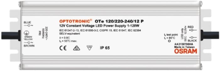 Osram, 12V Output, 120W Output, 10A Output, Constant Voltage