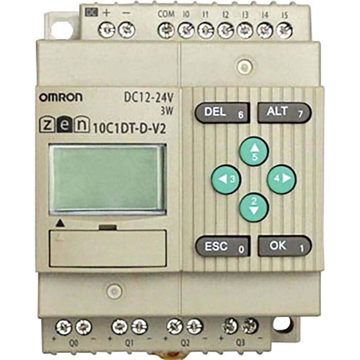 Omron ZEN Series Logic Module, 10.8 → 28.8 V dc Supply, Transistor Output, 6-Input, Analogue Input
