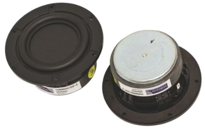 HiWave HIBM65C20F-4 Hoparlör Driver Ünitesi, Yuvarlak, 4Ω, 30W
