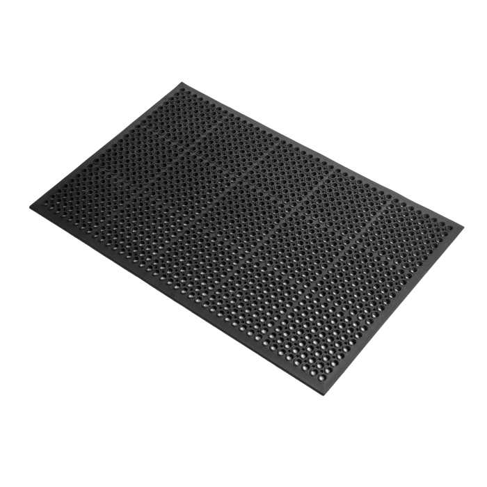RS PRO Rampmat Rubber Anti-Fatigue Mat, 900mm x 1500mm x 12mm