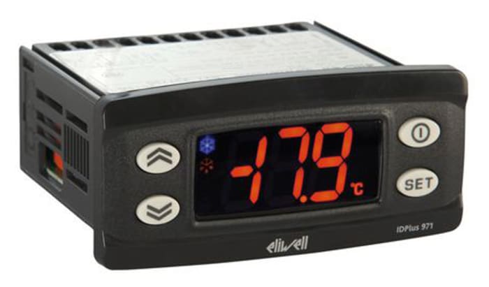Eliwell IDPlus On/Off Temperature Controller, 74 x 32mm 2 Input, 1 Output Digital, 12 V Supply Voltage