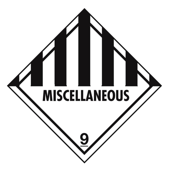 Signs & Labels Black/White Vinyl Safety Labels, Miscellaneous-Text 100 mm x 100mm