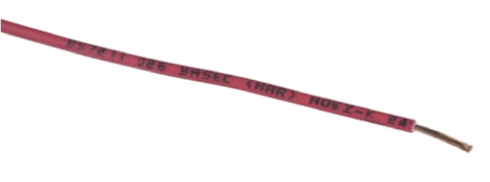 2491B 1.5mm red LSHF equipment wire