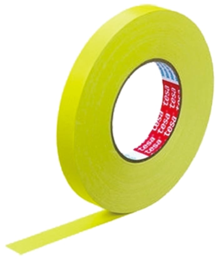 Tesa Tesa 4651 Acrylic Coated Yellow Cloth Tape, 25mm x 50m, 0.31mm Thick