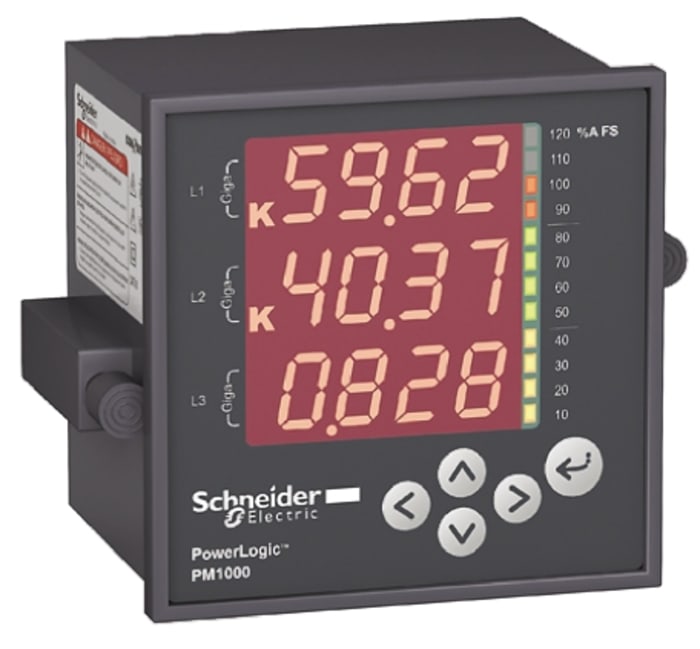 Schneider Electric 3 Phase LED Energy Meter