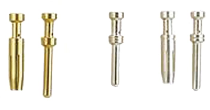 HARTING Han E Female 16A Crimp Contact Minimum Wire Size 2.5mm² Maximum Wire Size 2.5mm² for use with Han E GoldTec