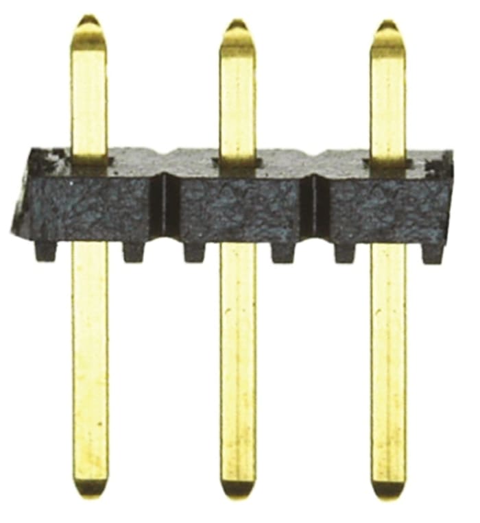 Samtec Flex Stack TLW Pin Header, 3 Pinli, 2,54mm Aralıklı, Karta Monte (Bacaklı Montaj), Düz
