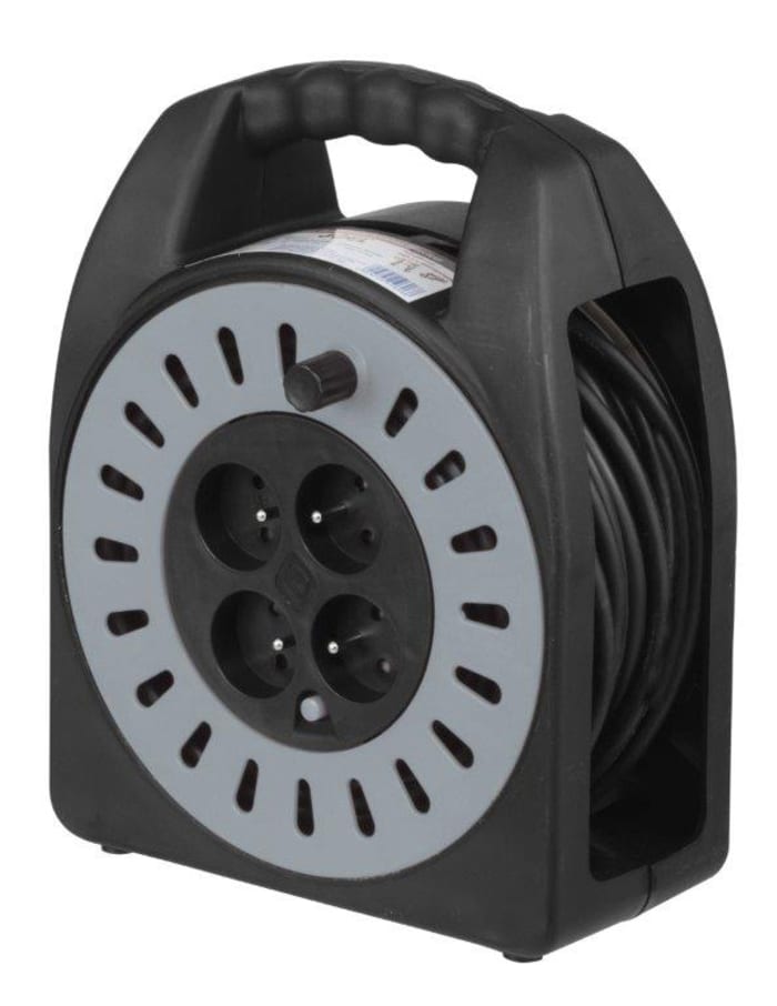 Schneider Electric 25m 4 Socket Type E - French Extension Reel Cassette Reel, 230 V, IP20