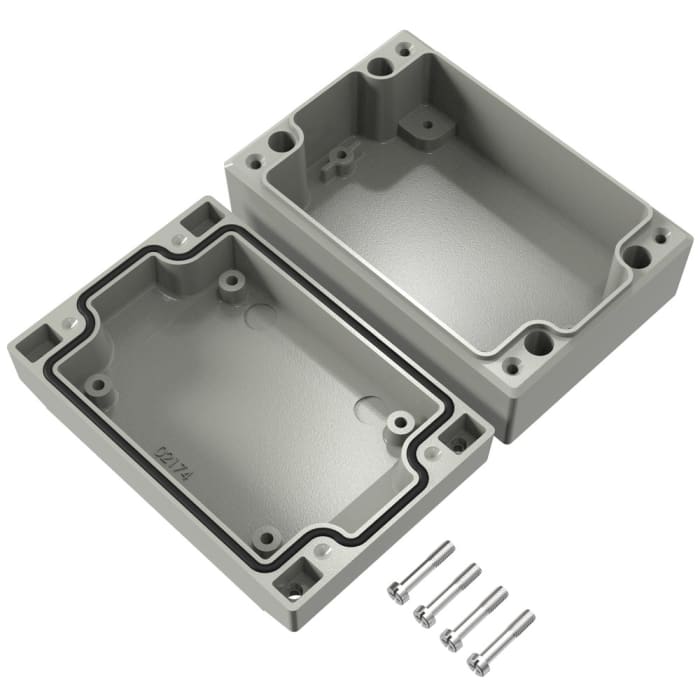 040812050 Rose | Rose Aluform Series Grey Die Cast Aluminium Enclosure ...