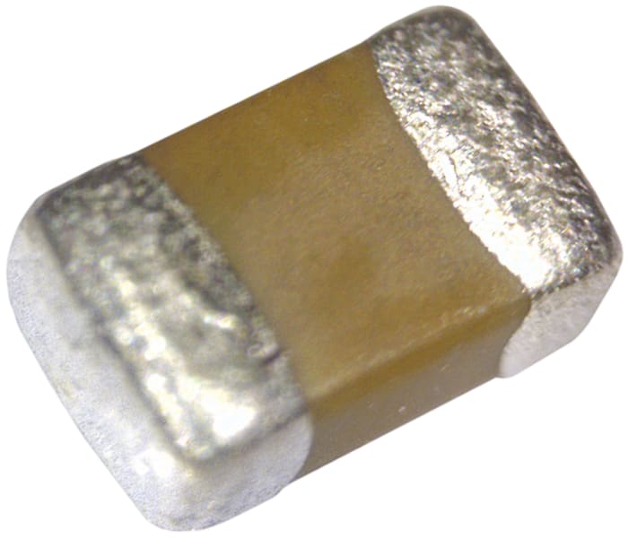 Condensateur céramique multicouche MLCC,  CMS, 1μF, 50V c.c., ±10%, diélectrique : X7R