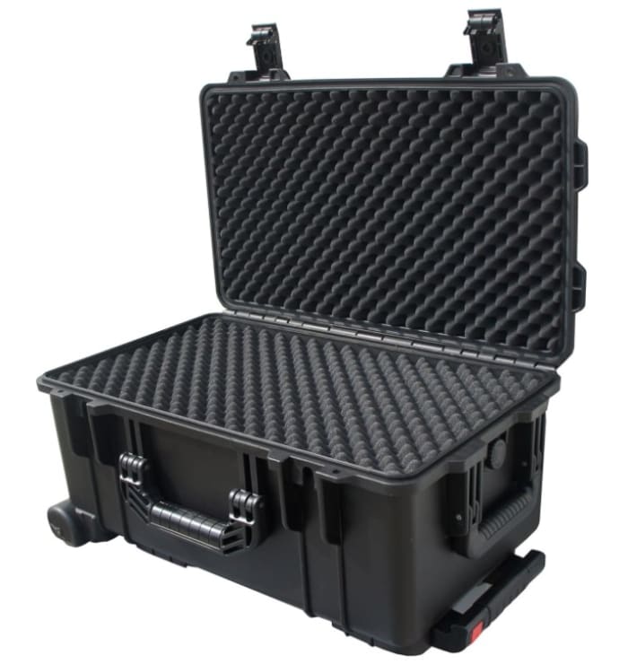 Malette de transport RS PRO en Polypropylène, Dimensions externes 530 x 355 x 225mm , étanche