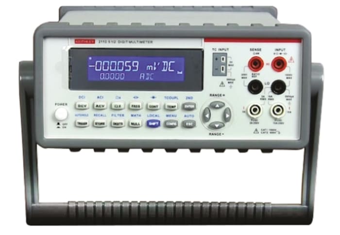 Keithley 2110-240-GPIB Bench Digital Multimeter, 10A ac Max, 10A dc Max, 750V ac Max