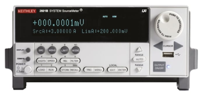 Keithley 2600 Series Source Meter, ±200 mV → ±200 V, 1-Channel, ±100 nA → ±10 A, 60 W Output