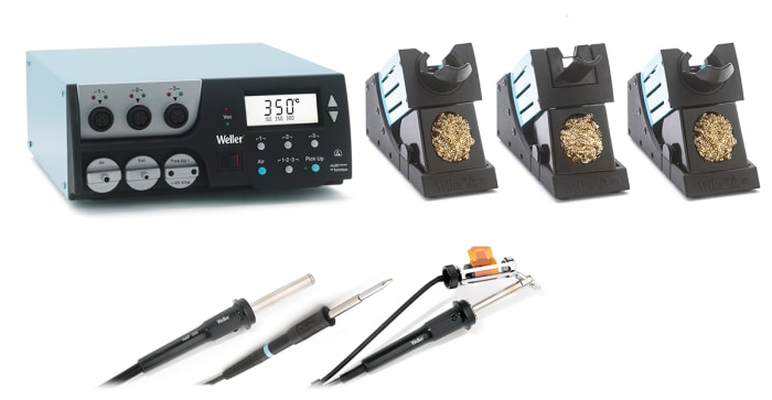 Weller WR 3000MER Yeniden İşleme İstasyonu, 230V, F Tipi - Schuko fiş, G Tipi - İngiliz 3 pimli Fiş Tipi