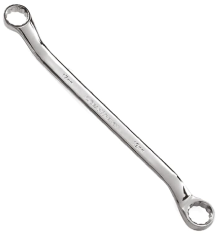Zahnutý očkový klíč, 8 x 10 mm, celková délka: 185 mm Gear Wrench