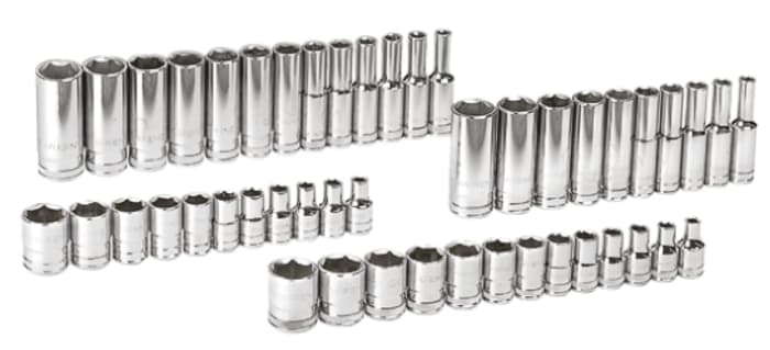 Juego de vasos GearWrench de 47 piezas con cuadrado de 1/4 plg