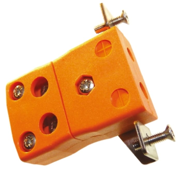 Conector hembra RS PRO para Termopar tipo N de color Naranja