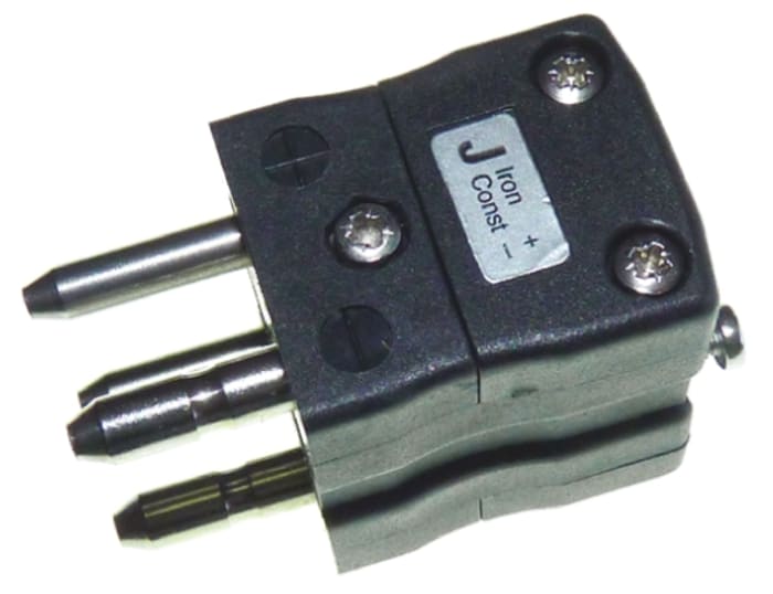 Connecteur de fiche thermocouple duplex RS PRO Mâle à utiliser avec Thermocouple de type J