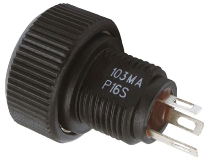 Vishay 1kΩ Linear Potentiometer With Knob Panel Mount, P16SNP102MAB15