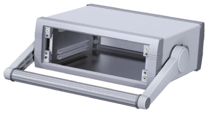 METCASE Unimet-Plus Grey Aluminium Instrument Case, 231.62 x 193.28 x 85.7mm