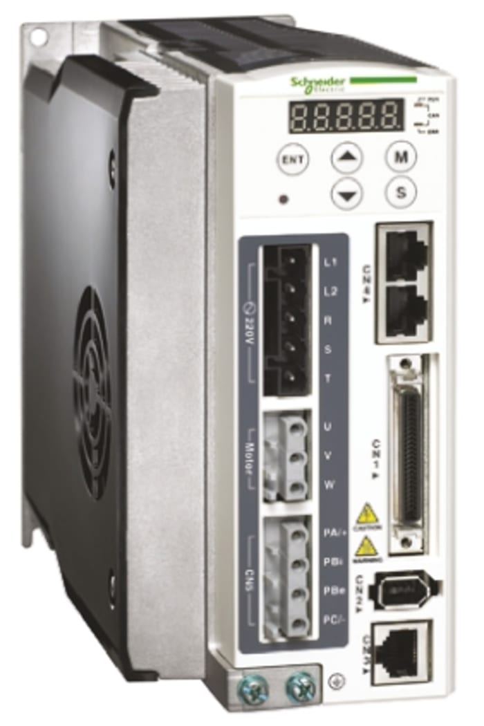 Schneider Electric 0.75 kW Servo Drive, 200 → 255 V, 1 Phase, 5.1 A, Encoder Feedback Function, 220 V