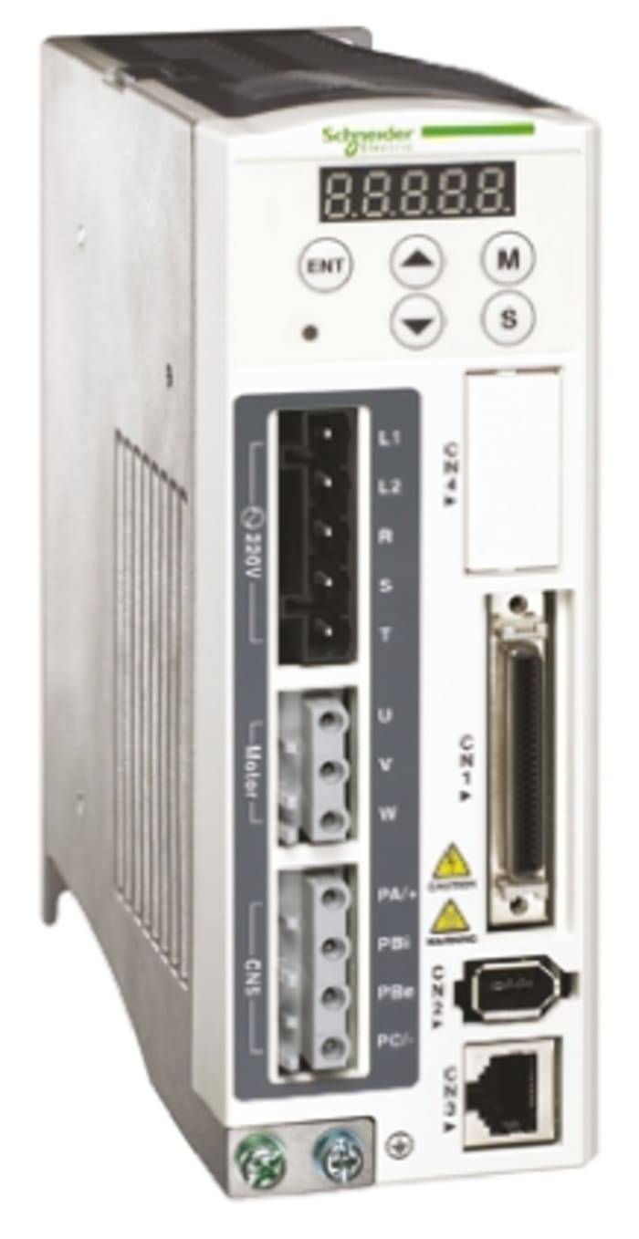 Schneider Electric 0.4 kW Servo Drive, 200 → 255 V, 1 Phase, 2.6 A, Encoder Feedback Function, 220 V