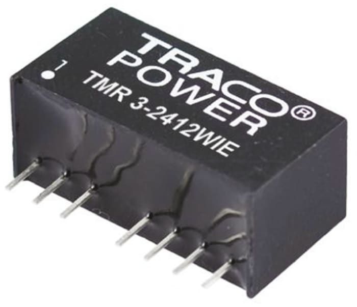 Convertidor dc-dc 3W, Salida ±15V dc, ±100mA, 0.01