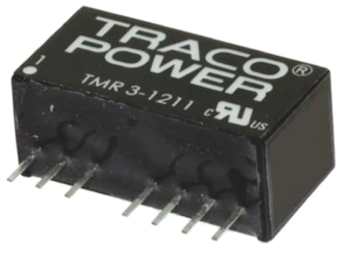TRACOPOWER TMR 3HI DC-DC Converter, 5V dc/ 600mA Output, 4.5 → 9 V dc Input, 3W, Through Hole, +85°C Max Temp