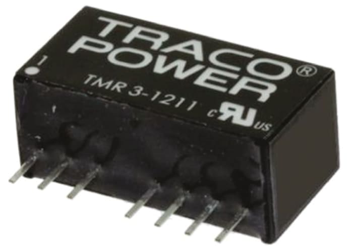 TRACOPOWER TMR 3HI DC-DC Converter, 5V dc/ 600mA Output, 9 → 18 V dc Input, 3W, Through Hole, +85°C Max Temp
