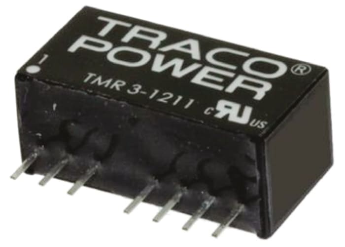 TRACOPOWER TMR 3HI DC-DC Converter, ±15V dc/ ±100mA Output, 4.5 → 9 V dc Input, 3W, Through Hole, +85°C Max Temp
