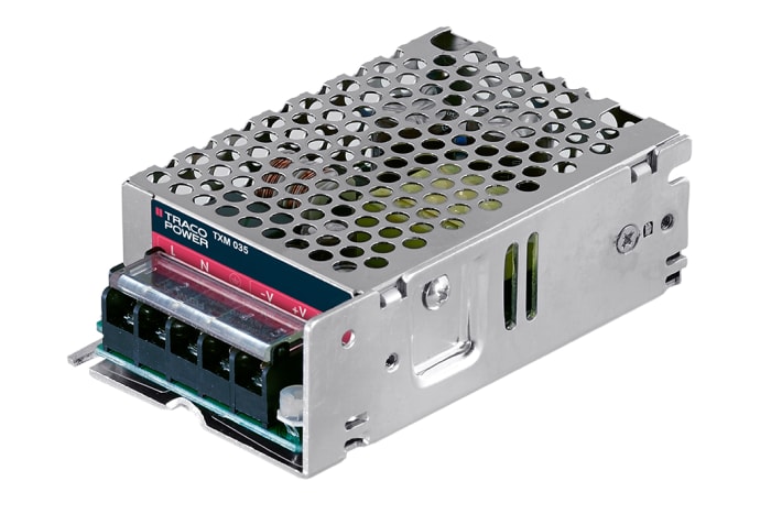 TRACOPOWER Switching Power Supply, TXM 035-105, 5V dc, 6A, 30W, 1 Output, 85 → 264 V ac, 120 → 375 V dc