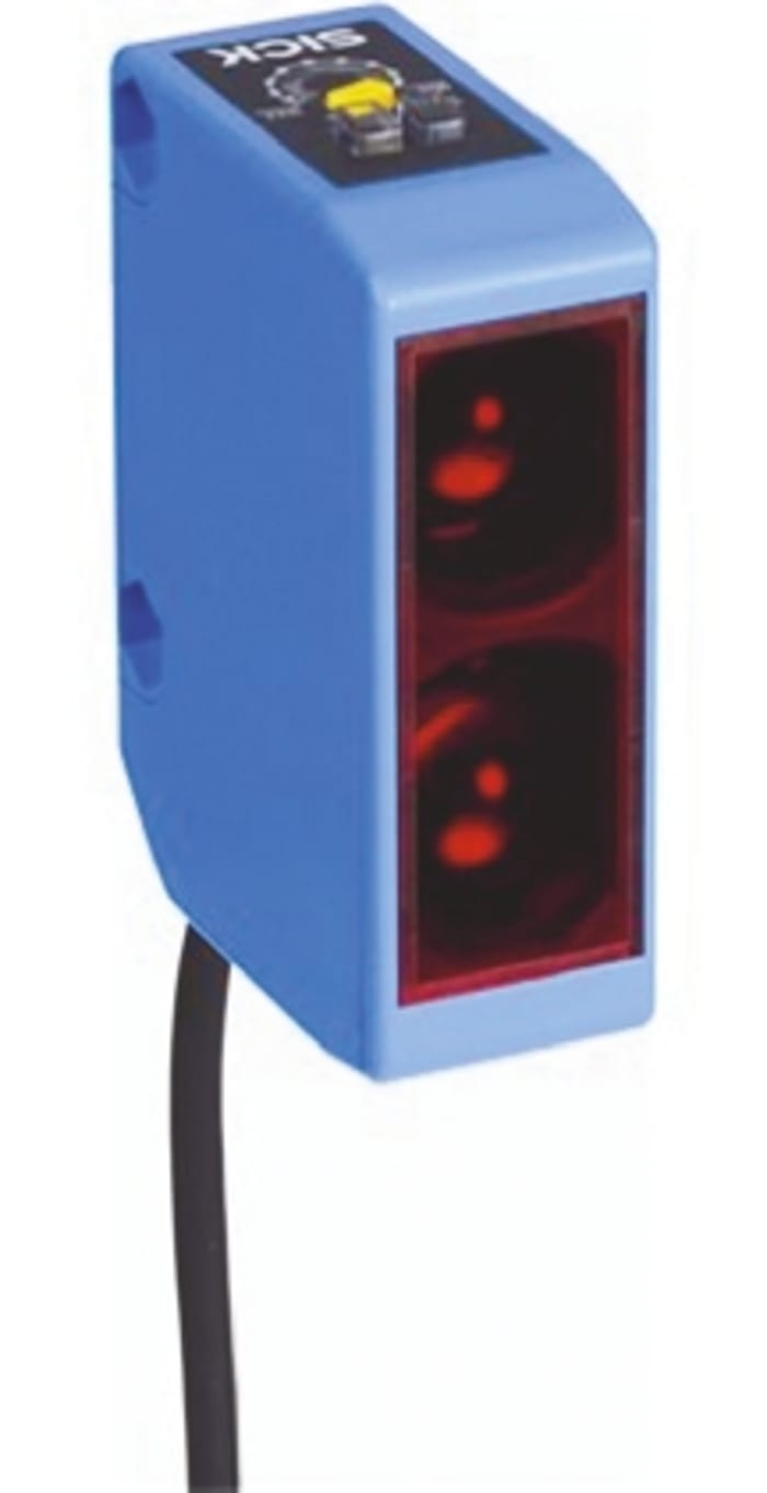 SICK Retroreflective Photoelectric Sensor, Block Sensor, 10 mm → 15 m Detection Range