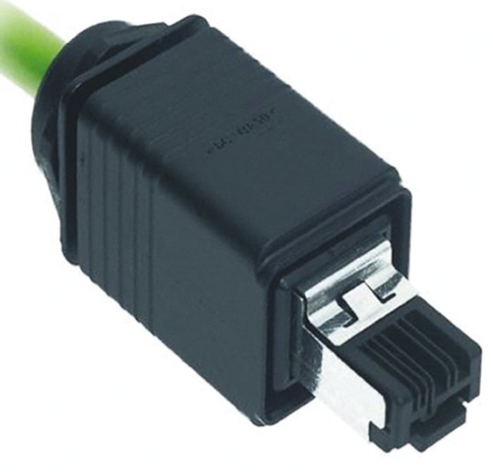 Harting HARTING PushPull Series Male RJ45 Connector, Cable Mount, Cat6a, UTP Shield